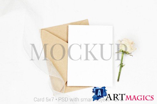 Mockup card with envelope - 419491