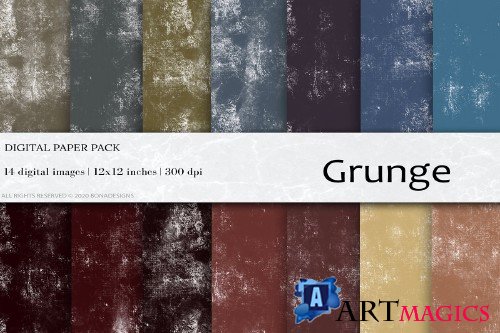 Grunge Digital Papers - 4455302