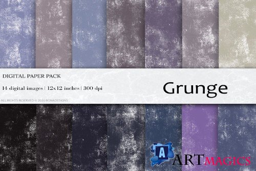 Grunge Digital Papers - 4456575