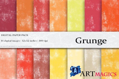 Grunge Digital Papers - 4456609