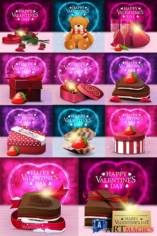       -   / Happy Valentine`s Day - Vector Graphics