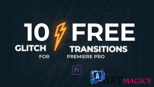 10 Glitch transitions - Premiere Pro