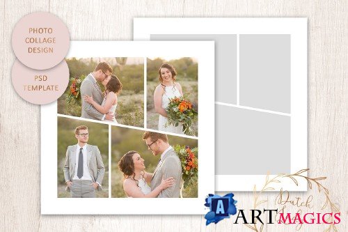 PSD Photo Collage Template #5 - 4418145