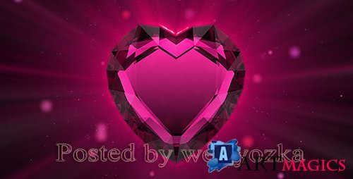 Videohive - Valentine`s ruby heart - 
86216