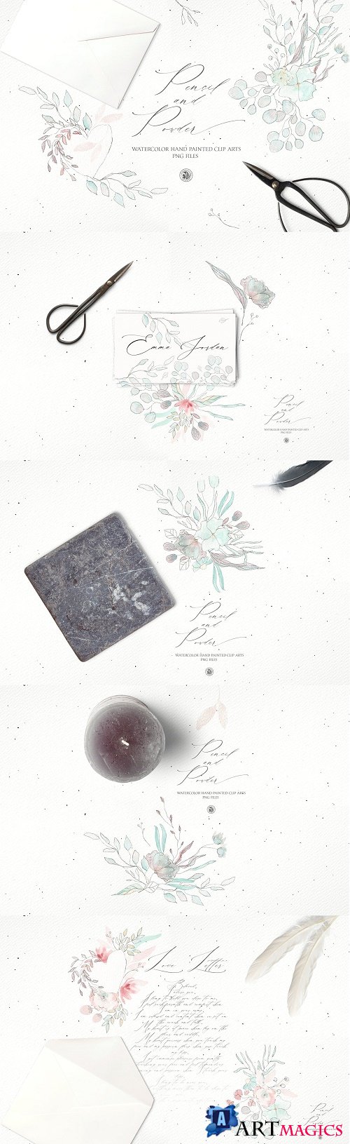 Pencil and Powder Flowers - 4488471
