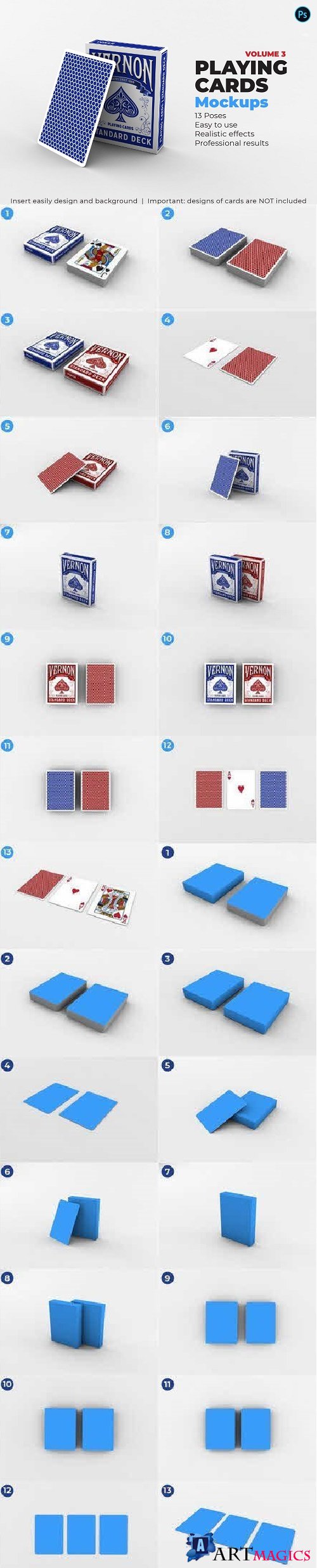 Playing Cards Mock-up V.3 - 3370704
