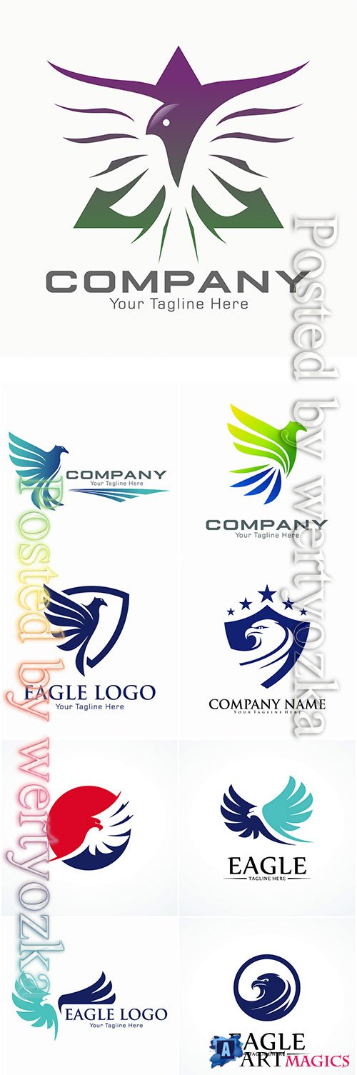 Eagle logo vector template