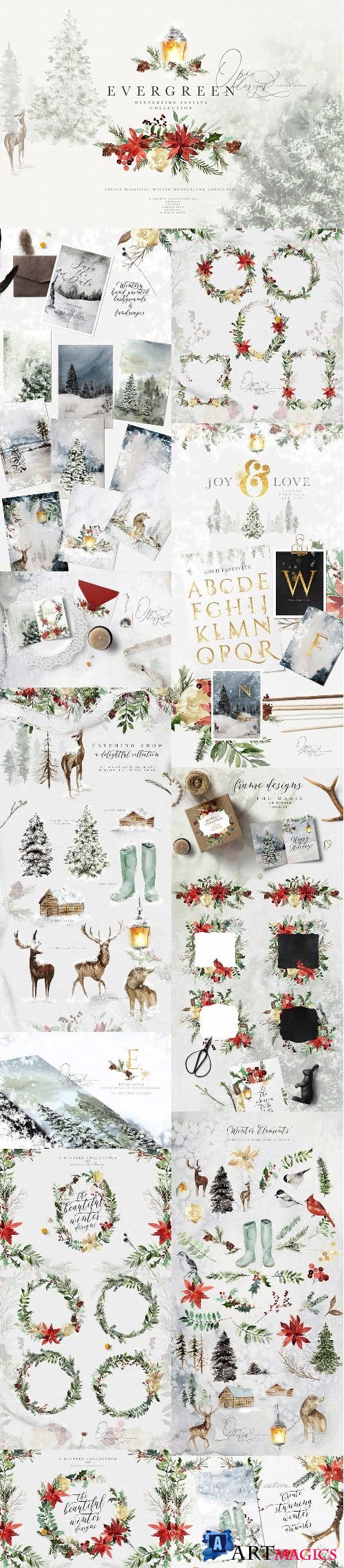 Evergreen - Wintertide Collection - 2961321