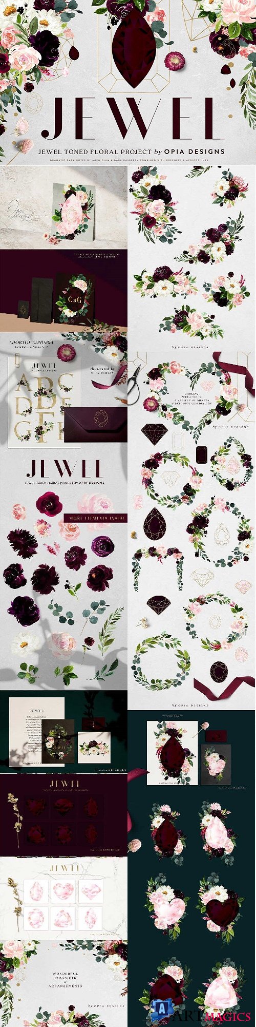 JEWEL - Deep Floral Project - 3170049