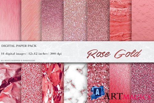 Rose Gold Textures - 4557152