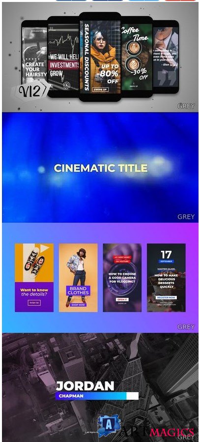 Assembly After Effects Templates 5in1 Bundle 2