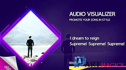 Audio Visualizer With Lyrics 299834 - After Effects Templates