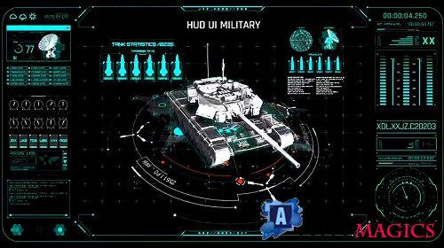 HUD UI Military Tank 354880 - After Effects Templates