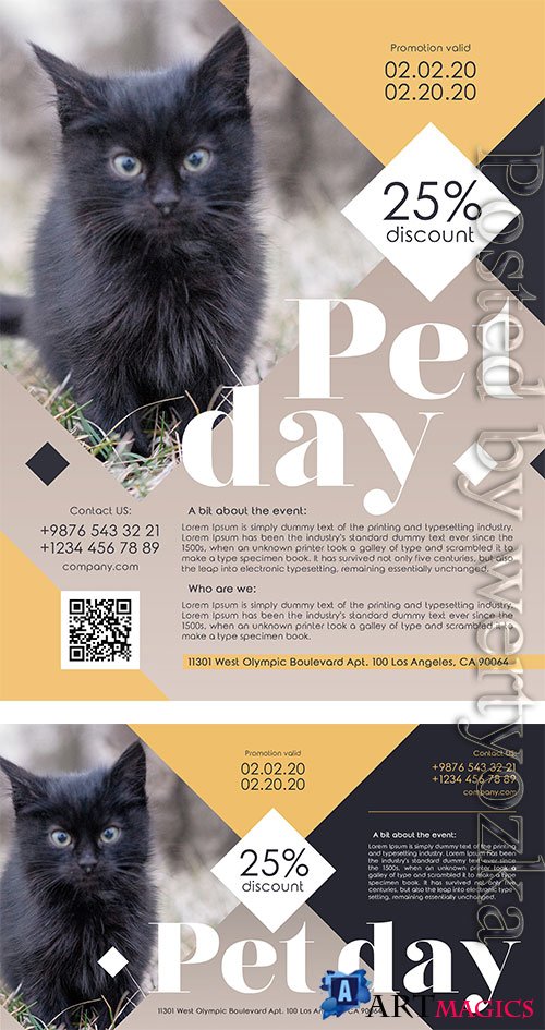 Pet Day - Premium flyer psd template