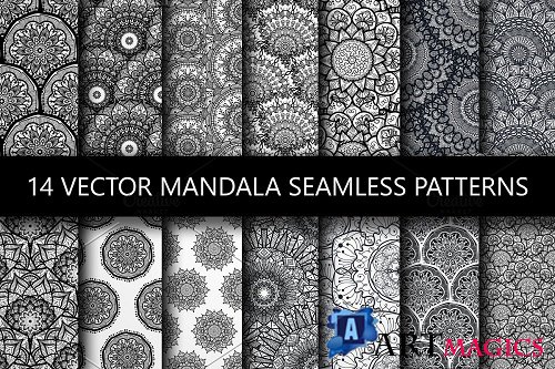 Mandala Seamless Patterns - 1955668