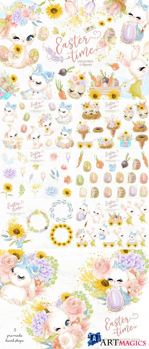 Easter Clip art - 451293 -Easter Bunny Clipart