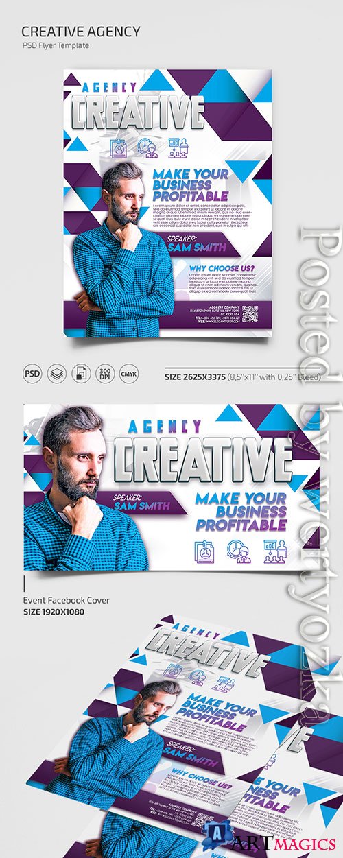 Creative Agency - Premium flyer psd template