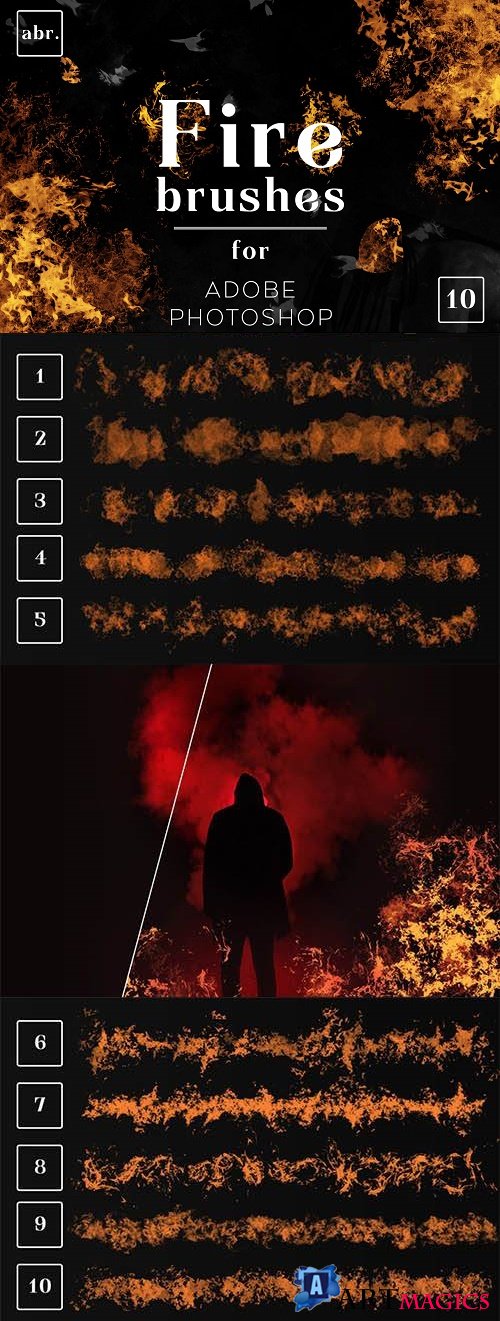 Fire Photoshop Brushes