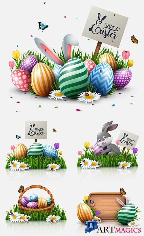   -   / Easter compositions - Vector Graphics
