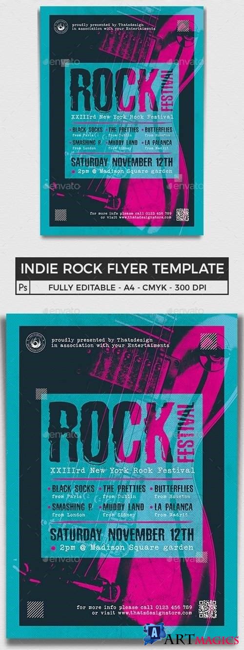 Indie Rock Flyer Template V10 - 25845459 - 4620605