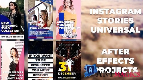 Instagram Stories - Universal V.2 2-331040 - After Effects Templates