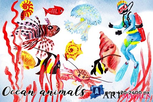 Ocean animals - 4652852