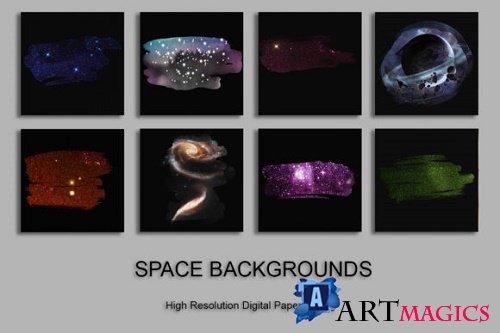 Space Brushes Backgrounds - 3379367