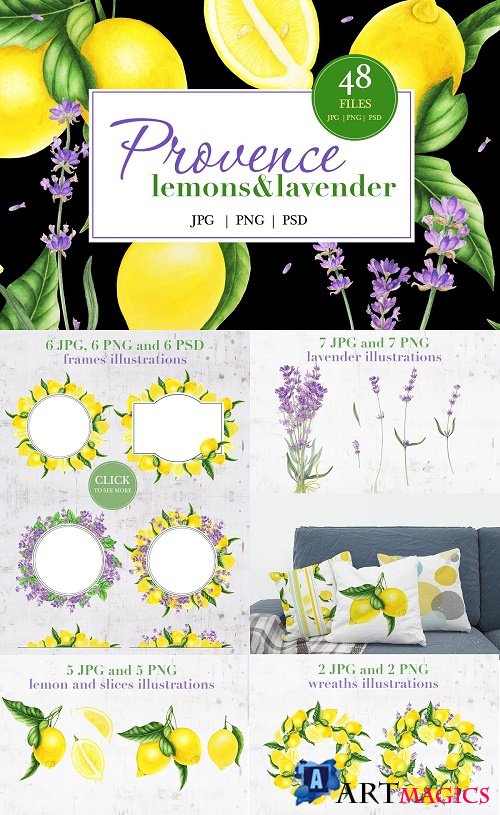Provence: Lemons and Lavender - 3585006