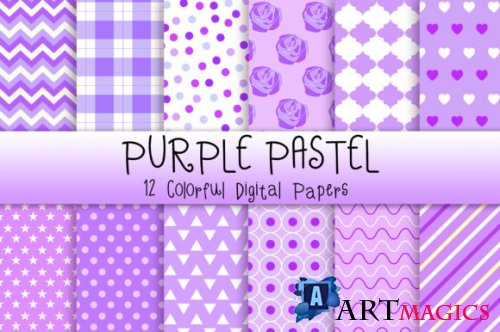 Purple Pastel Background