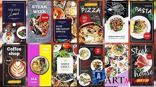 Food Instagram Stories 314527 - Premiere Pro Templates