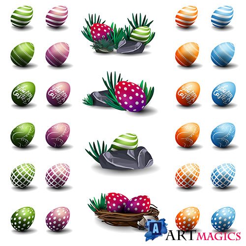   -   / Easter eggs - Vector Graphics