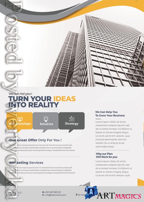 Success Marketing Business - Premium flyer psd template