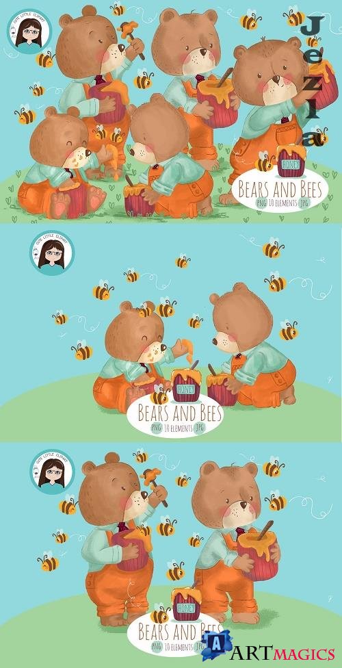 Bears and Bees - 4746460