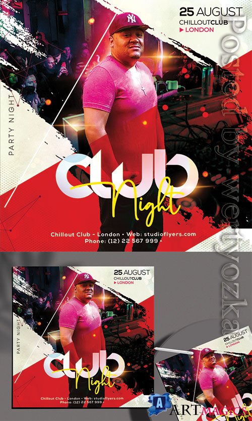 Club Night - Premium flyer psd template
