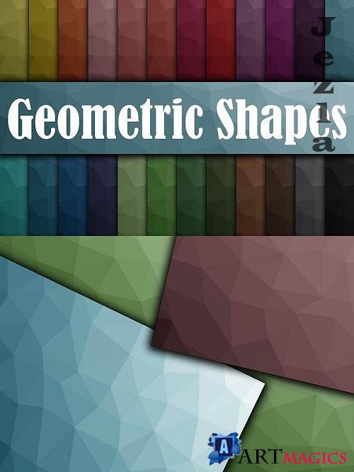 Geometric Shapes Digital Paper - 520546