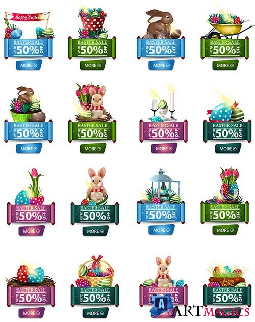    - 6 -   / Banners for Easter - 6 - Vector Graphics