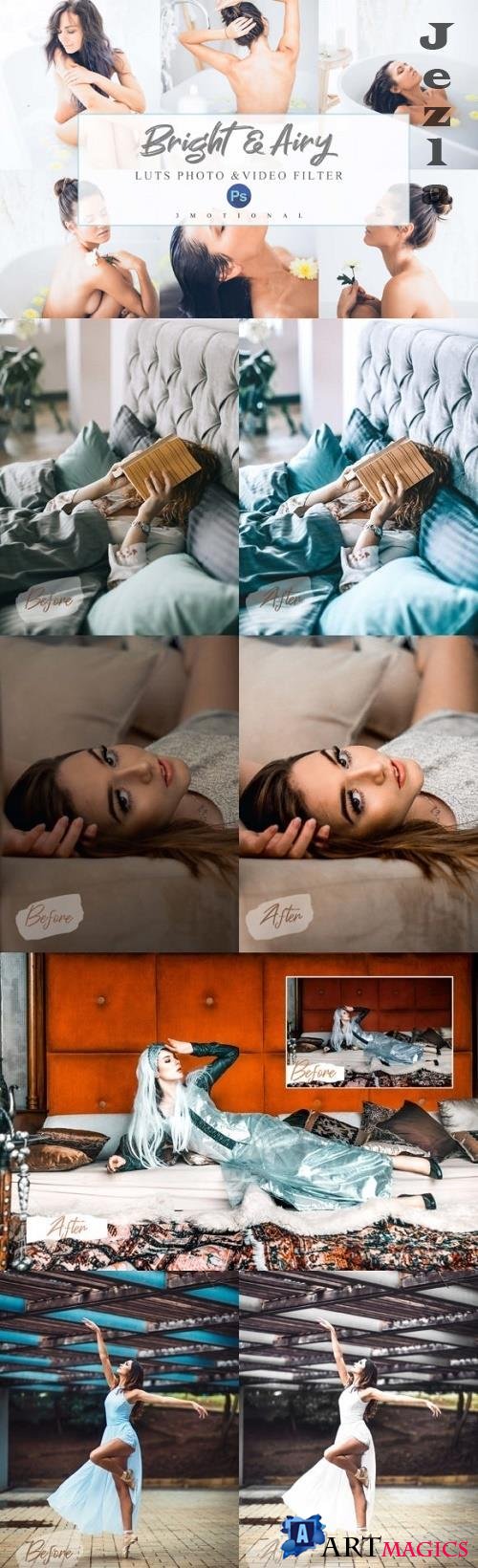 12 Airy - Bright Photoshop Actions, ACRv