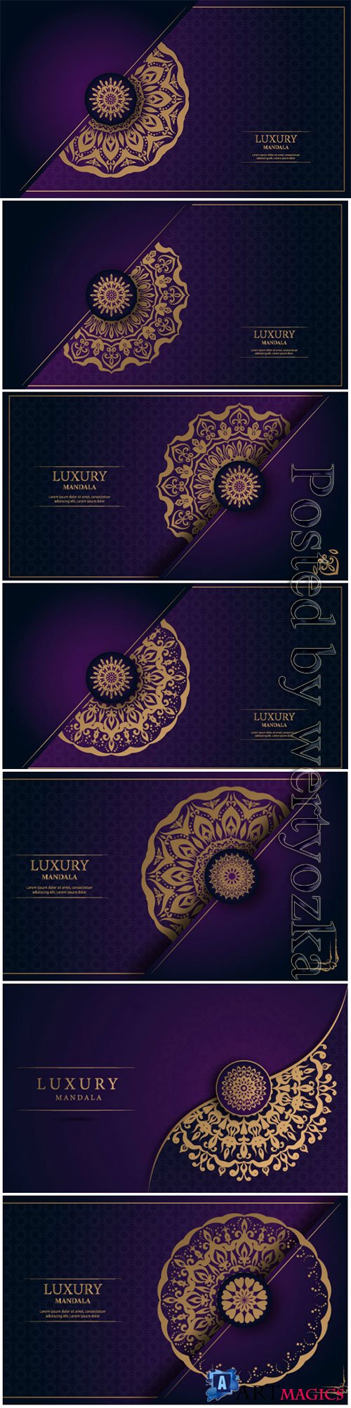 Luxury decorative mandala vector background