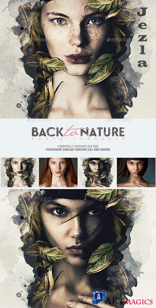 Back To Nature Photo Template - 25898727