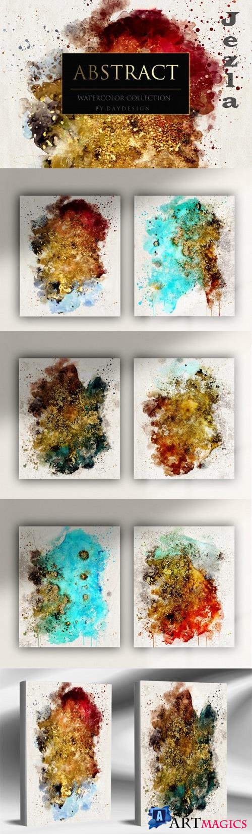 Abstract Watercolor Collection