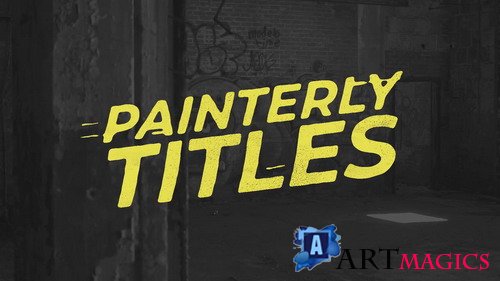Painterly Titles - Premiere Pro Template