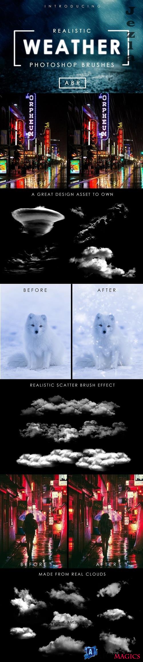 75 Realistic Weather Brushes - 4269070