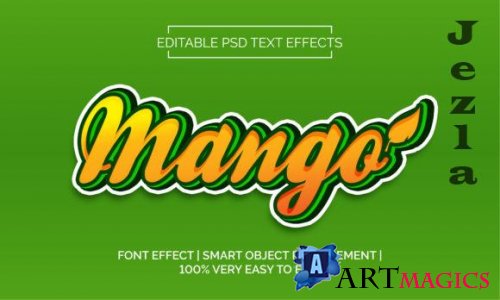 Mango Text Effects Style