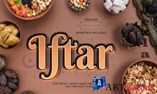 Iftar Text Effects Style