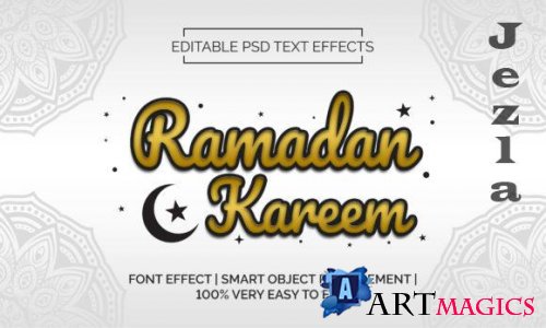 Ramadan Kareem Text Effects Style