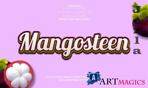 Mangosteen Text Effects Style