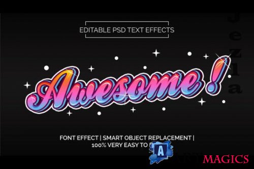 Awesome Text Effects Style Premium