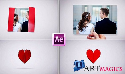 Romantic Wedding Invitation Greeting Card Envelope 663068 - After Effects Templates
