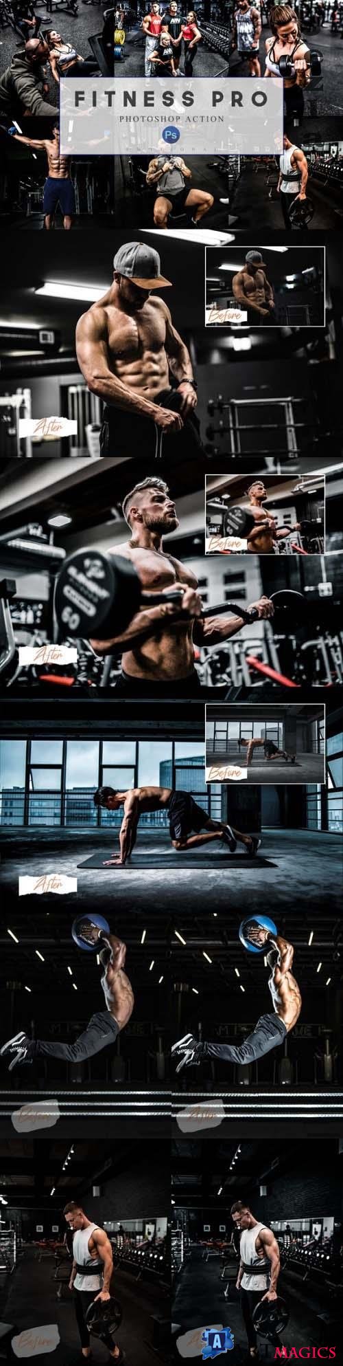 12 Photoshop Actions ACR LUT Fitness Pro