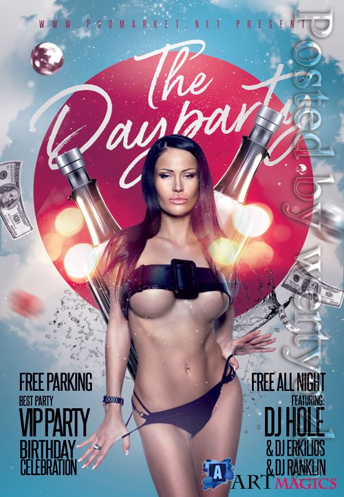 The day party - Premium flyer psd template